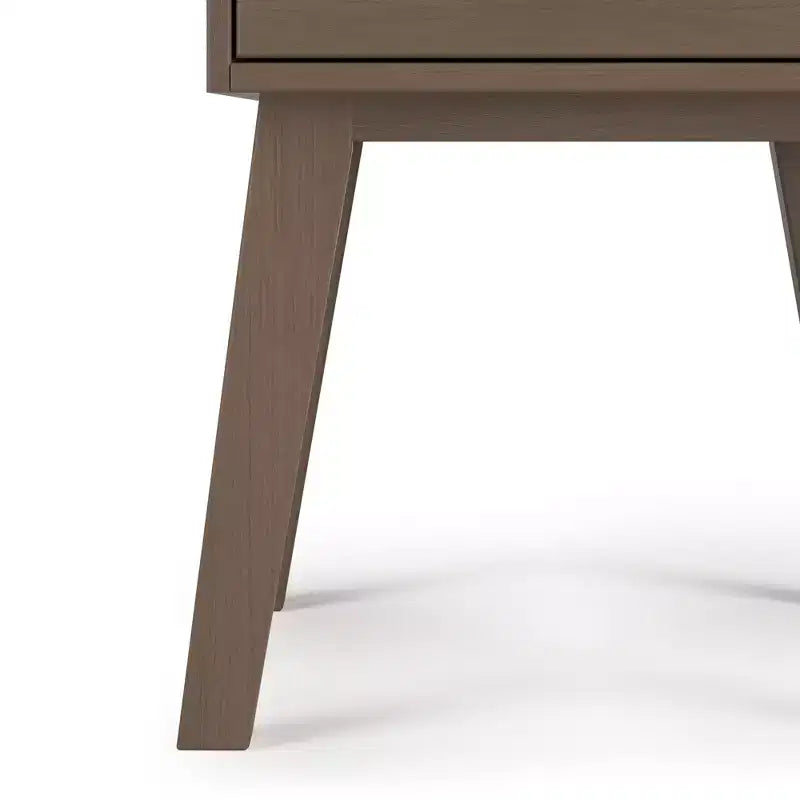 1-Drawer Nightstand for Nursery or Bedroom - Solid Pinewood, Non-Toxic Finish