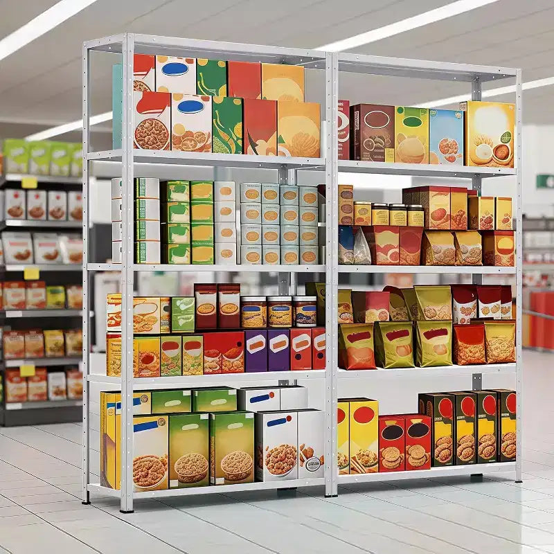 5-Tier Heavy Duty Metal Shelving Unit - Adjustable Garage Storage Rack 36x12x68