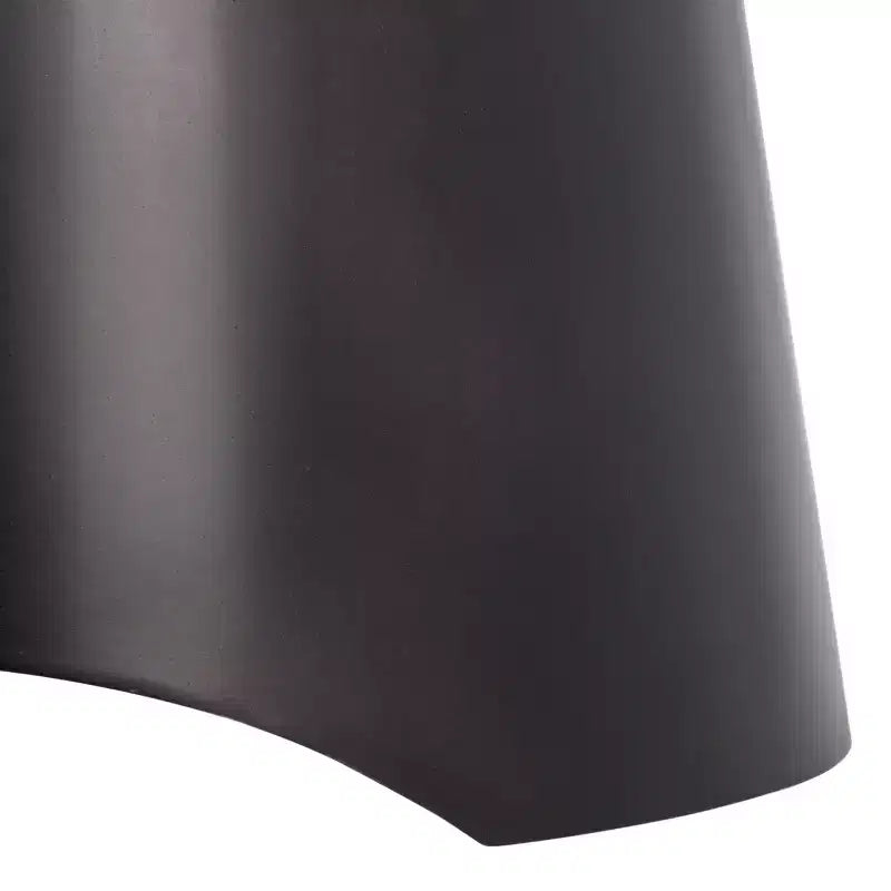 Round Black Iron Accent Side Table - 18 Inch, 65 lb Capacity, Lacquered, No Assembly