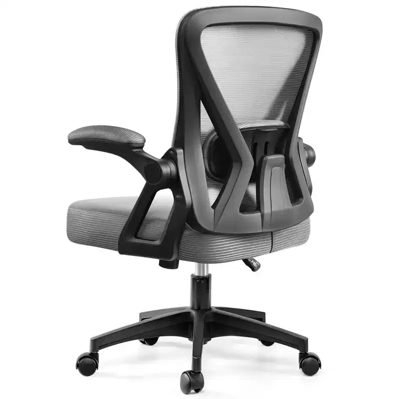 Ergonomic Mesh Office Chair - Adjustable Lumbar, Armrests, 330 lb, 90-120° Tilt, Black