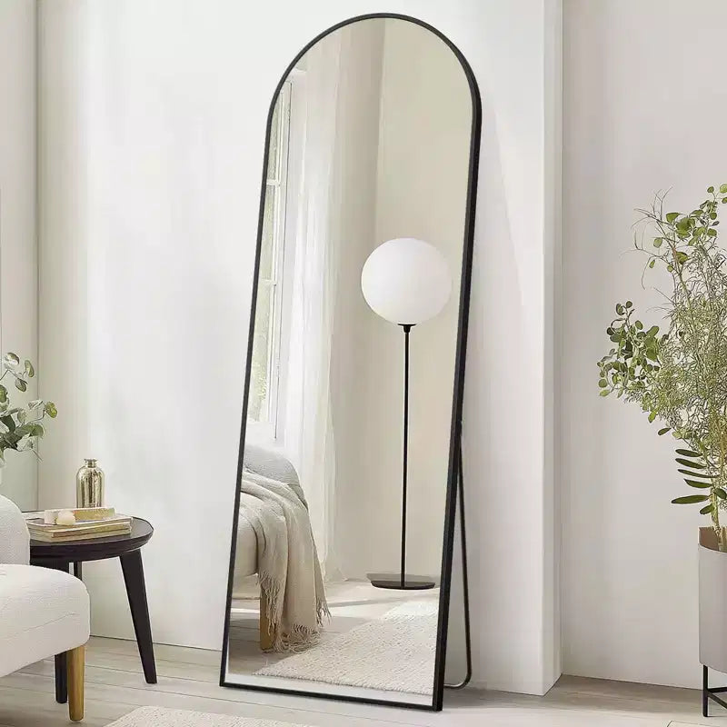 71x26 Inch Arched Full Length Mirror - Standing, Hanging or Leaning Wall Full Body Mirror