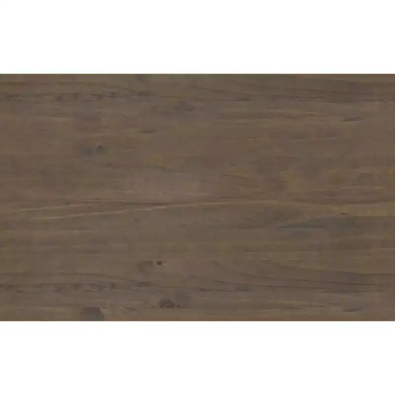 Solid Wood 44 inch Wide Transitional Entryway Storage Bench in Smoky Brown