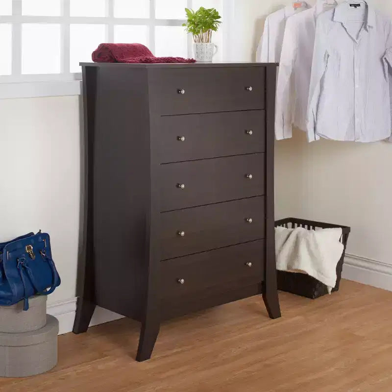 5 Drawer Chest - Roasted Espresso
