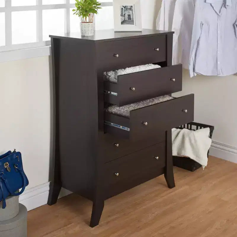 5 Drawer Chest - Roasted Espresso