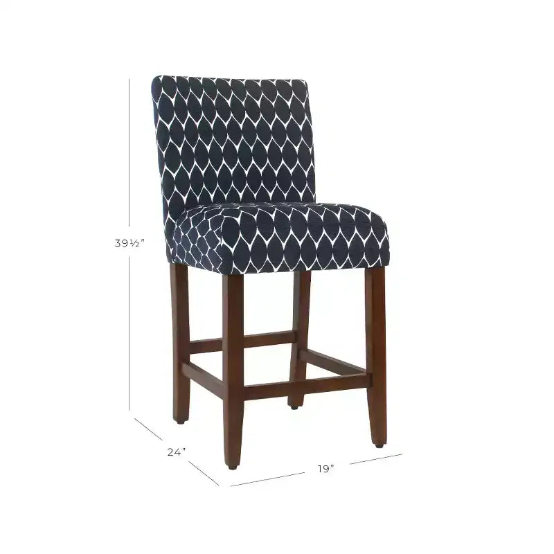 24 Upholstered Counter Height Barstool