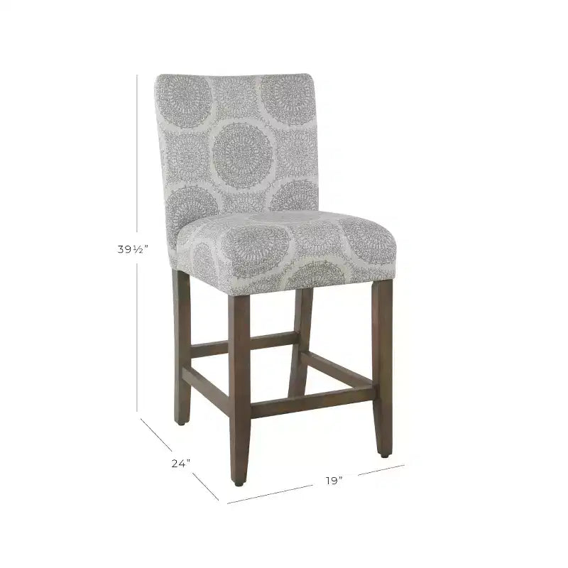 24 Upholstered Counter Height Barstool