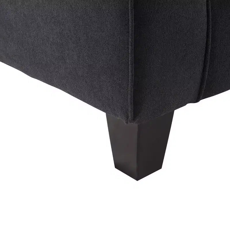 61 Inch Copenhagen Loveseat - Polyester Fabric, Tool-Free Assembly