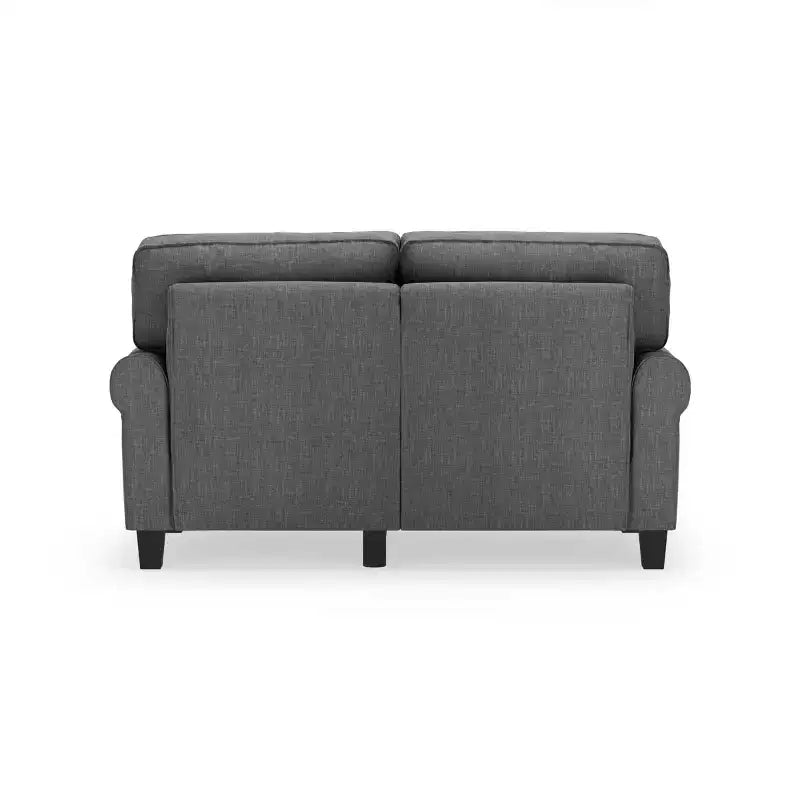 61 Inch Copenhagen Loveseat - Polyester Fabric, Tool-Free Assembly