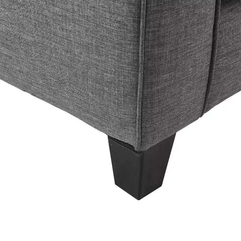 61 Inch Copenhagen Loveseat - Polyester Fabric, Tool-Free Assembly