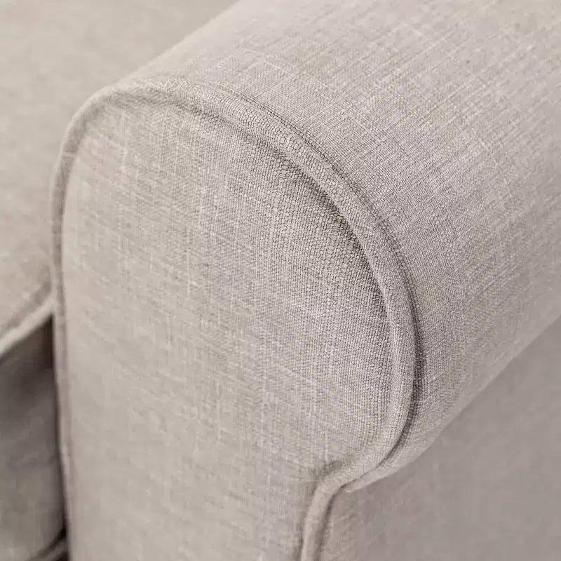 61 Inch Copenhagen Loveseat - Polyester Fabric, Tool-Free Assembly