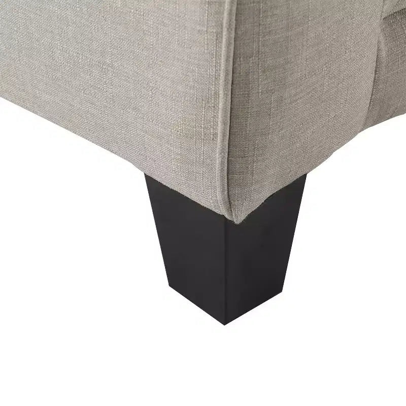 61 Inch Copenhagen Loveseat - Polyester Fabric, Tool-Free Assembly