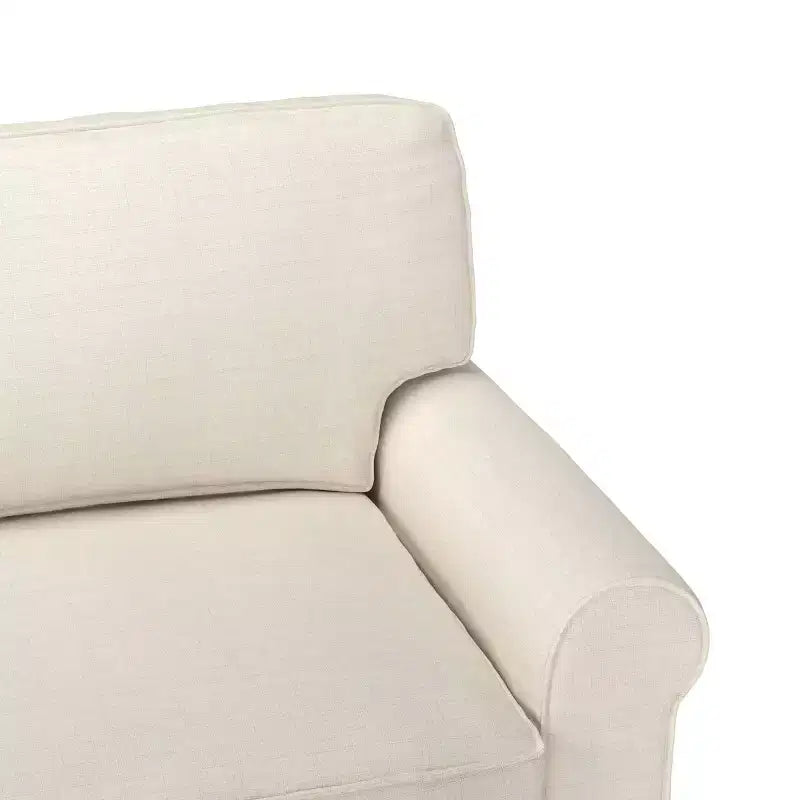 61 Inch Copenhagen Loveseat - Polyester Fabric, Tool-Free Assembly
