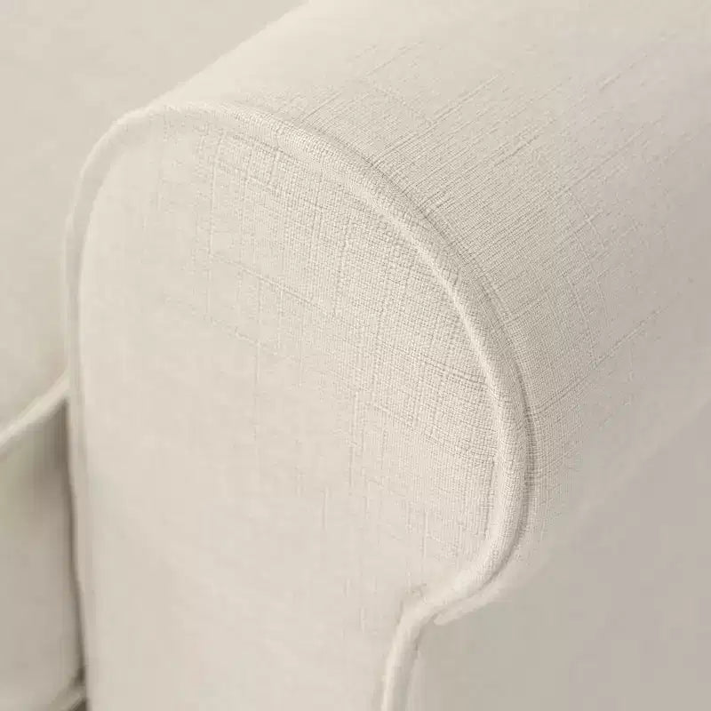 61 Inch Copenhagen Loveseat - Polyester Fabric, Tool-Free Assembly