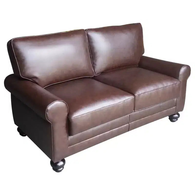61 Inch Copenhagen Loveseat - Polyester Fabric, Tool-Free Assembly