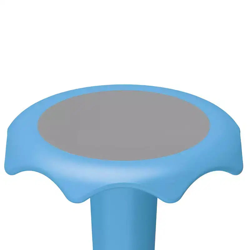 20 Inch Light Blue Ergonomic Flexible Seating Stool