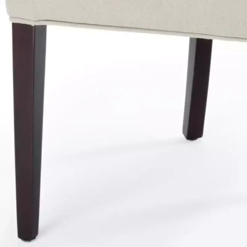 19" H Tufted Dining Chair with Nail Head Trim - Taupe