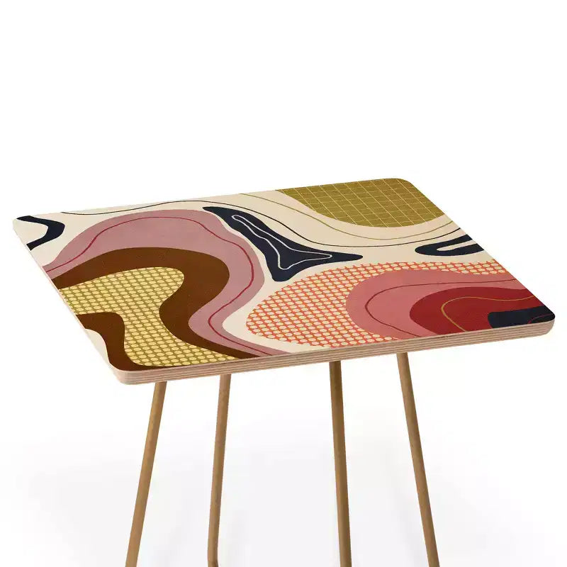 Retro Fusion Side Square Table