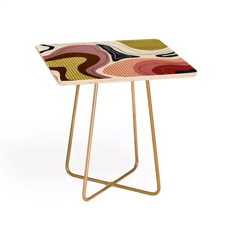 Retro Fusion Side Square Table